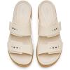 Crocs Women’s Brooklyn Cork Buckle Sandals(Frappe)