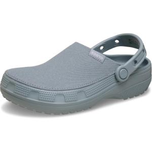 Crocs Unisex-Adult Classic Crafted Canvas Clogs for Men and Women(Concrete)