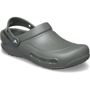 Crocs Unisex-Adult Bistro Work Clogs, Slip Resistant Shoes(Dusty Olive)