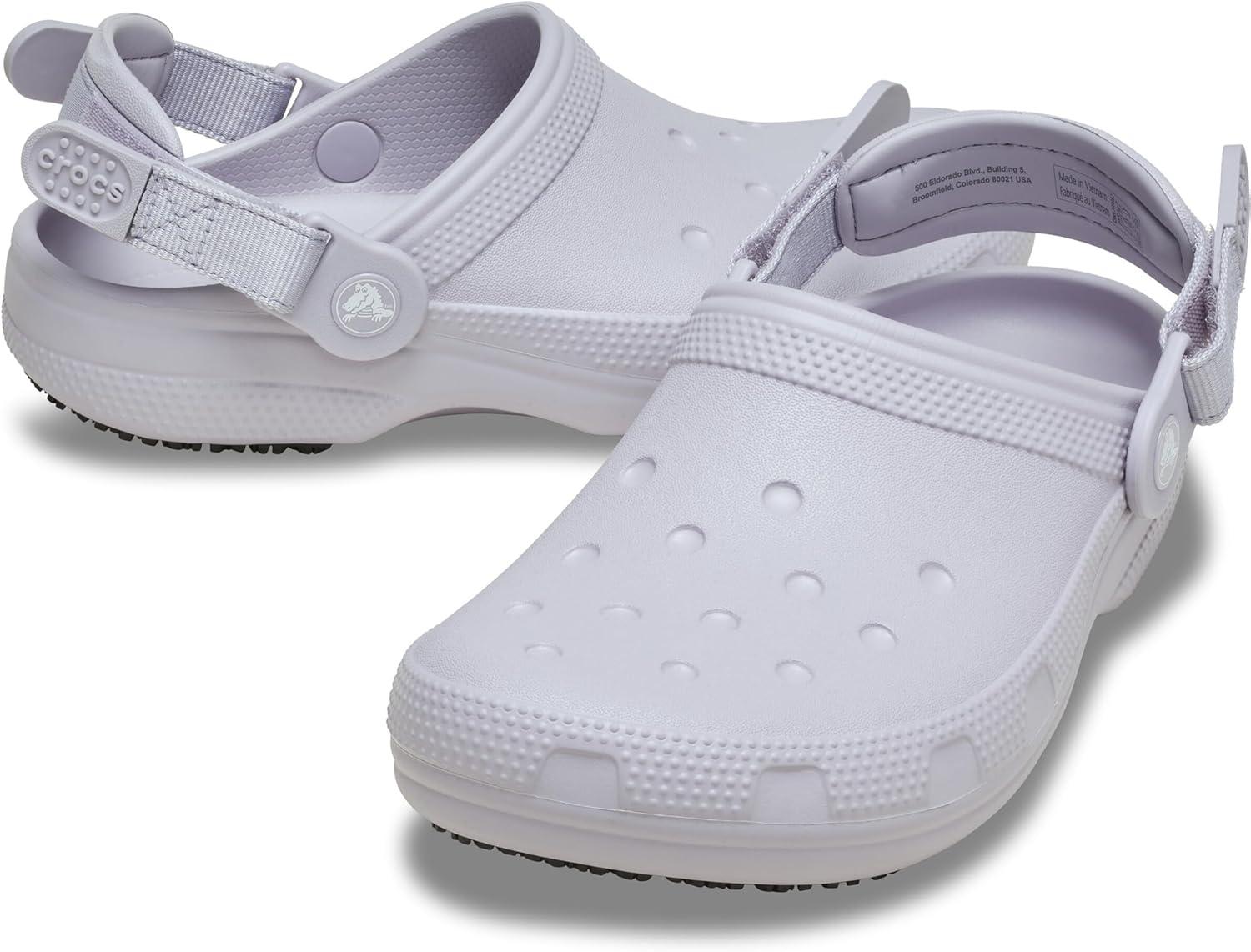 image:imageCrocs UnisexAdult Classic Work Clogs Slip Resistant ShoesMauve Mist