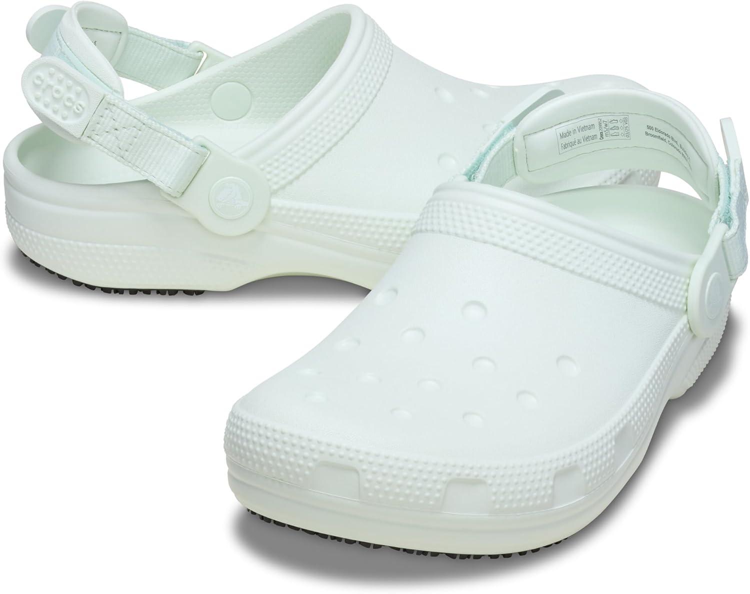 image:imageCrocs UnisexAdult Classic Work Clogs Slip Resistant ShoesMint Tint