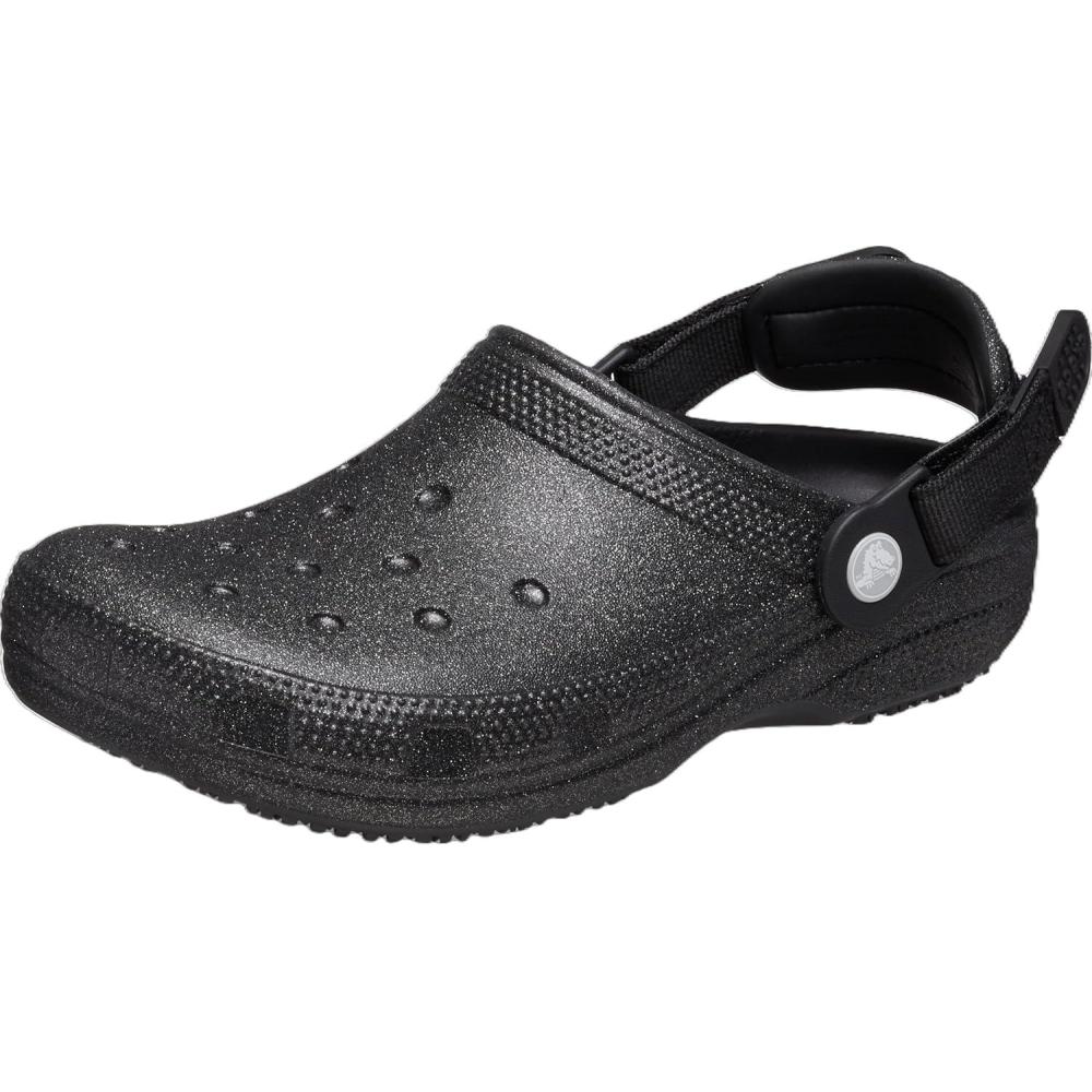 image:imageCrocs UnisexAdult Classic Work Clogs Slip Resistant ShoesBlack Glitter