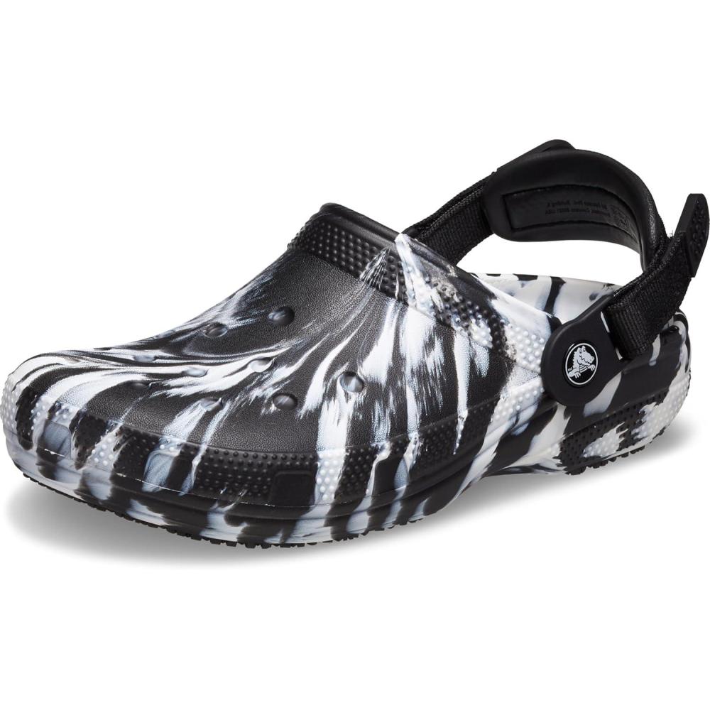 image:imageCrocs UnisexAdult Classic Work Clogs Slip Resistant ShoesBlackWhite