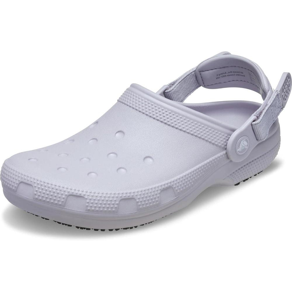 image:imageCrocs UnisexAdult Classic Work Clogs Slip Resistant ShoesMauve Mist