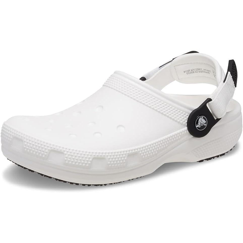image:imageCrocs UnisexAdult Classic Work Clogs Slip Resistant ShoesWhite