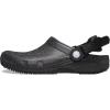 Crocs Unisex-Adult Classic Work Clogs, Slip Resistant Shoes(Black Glitter)