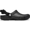 Crocs Unisex-Adult Classic Work Clogs, Slip Resistant Shoes(Black Glitter)