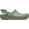 Crocs Unisex-Adult Classic Work Clogs, Slip Resistant Shoes(Moss)