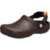 Crocs Unisex-Adult Classic Work Clogs, Slip Resistant Shoes(Coffee)
