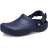 Crocs Unisex-Adult Classic Work Clogs, Slip Resistant Shoes(Navy)