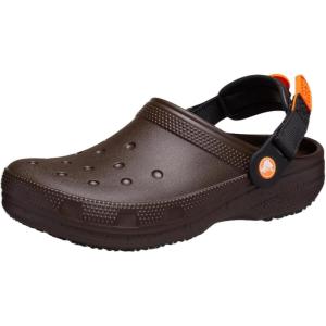 Crocs Unisex-Adult Classic Work Clogs, Slip Resistant Shoes(Coffee)