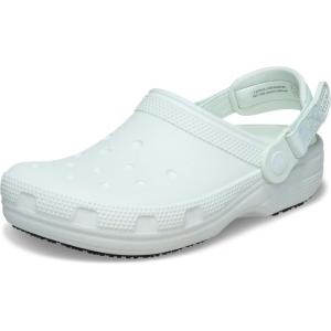 Crocs Unisex-Adult Classic Work Clogs, Slip Resistant Shoes(Mint Tint)