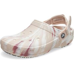 Crocs Unisex-Adult Classic Work Clogs, Slip Resistant Shoes(Quartz/Multi)