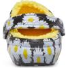 Crocs Boys’ Classic Graphic Monster Print Clogs(Black Daisy)