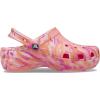 Crocs Boys’ Classic Graphic Monster Print Clogs(Guava/Multi)