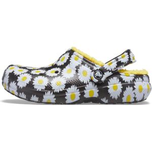 Crocs Boys’ Classic Graphic Monster Print Clogs(Black Daisy)
