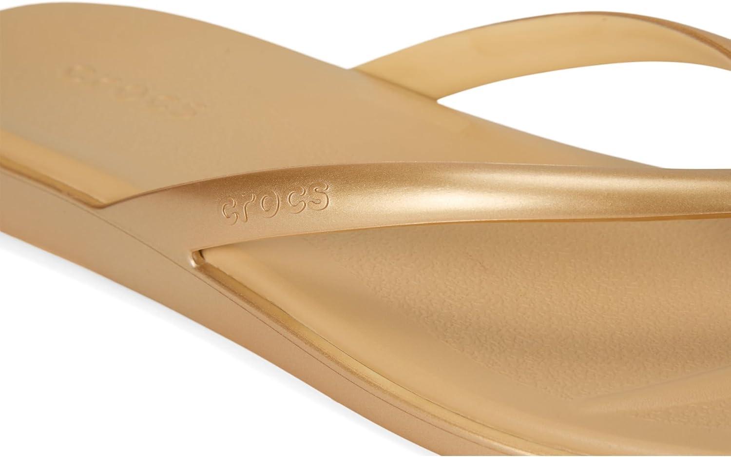 image:imageCrocs Miami Flip FlopsMetallic Gold