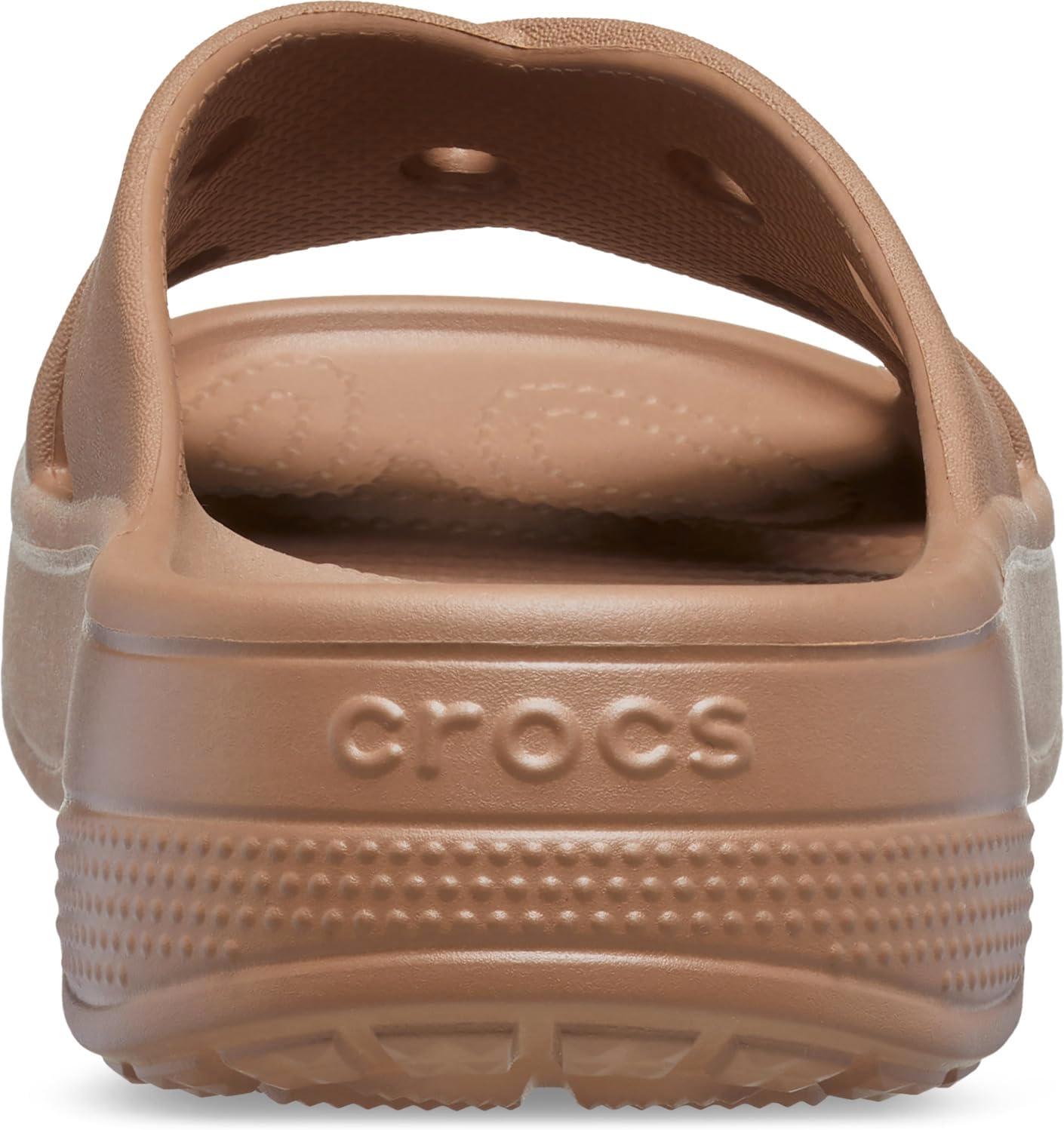 image:imageCrocs Womens Classic Cross Strap SandalsMilk Chocolate