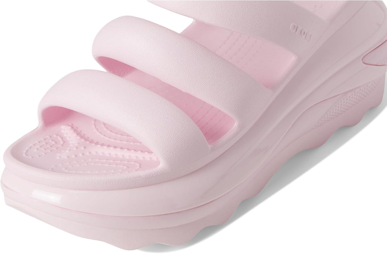 image:imageCrocs unisexadult Mega Crush Triple Strap SandalPink Milk