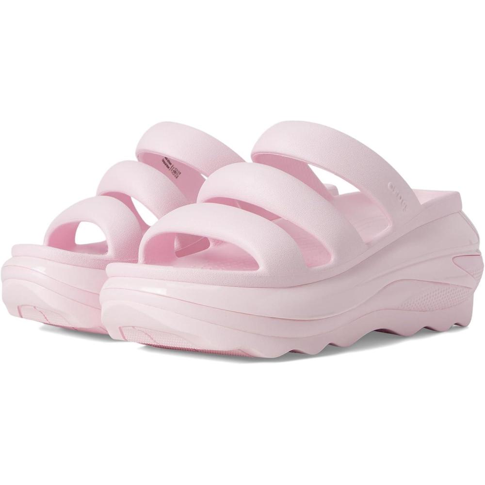 image:imageCrocs unisexadult Mega Crush Triple Strap SandalPink Milk