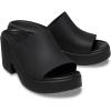 Crocs Women’s Brooklyn Slide Heel Sandals(Black/Black)