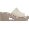 Crocs Women’s Brooklyn Slide Heel Sandals(Taupe)