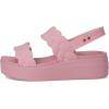 Crocs Women’s Brooklyn Woven Low Wedge Sandals(Rosett Woven)