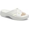 Crocs Women’s Classic Cross Strap Sandals(Chalk)