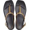 Crocs Women’s Miami Thong Sandal(Metallic Black)