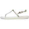 Crocs Women’s Miami Thong Sandal(Metallic Chalk)