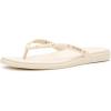 Crocs Miami Flip Flops(Almond Tint)