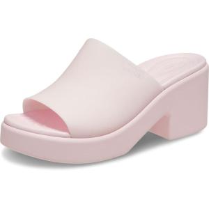 Crocs Women’s Brooklyn Slide Heel Sandals(Pink Milk)
