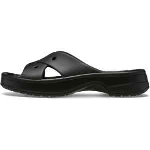 Crocs Women’s Classic Cross Strap Sandals(Black)