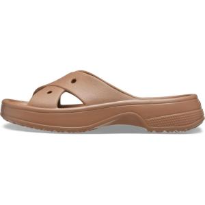 Crocs Women’s Classic Cross Strap Sandals(Milk Chocolate)
