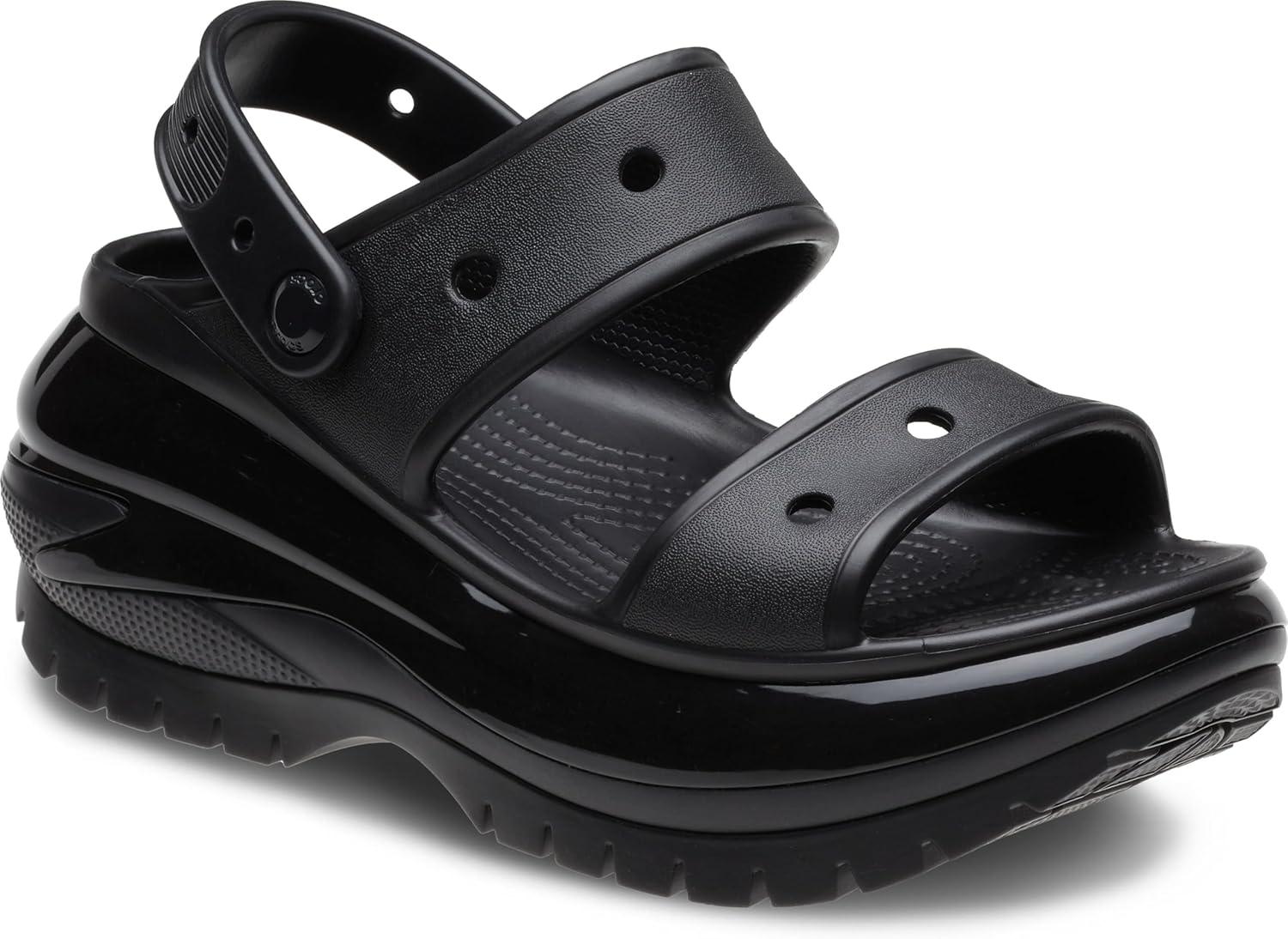image:imageCrocs Classic Mega Crush SandalBlack