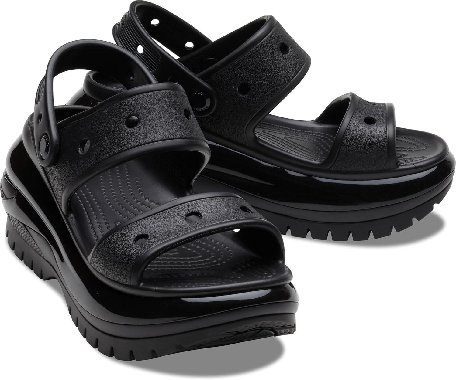 image:imageCrocs Classic Mega Crush SandalBlack