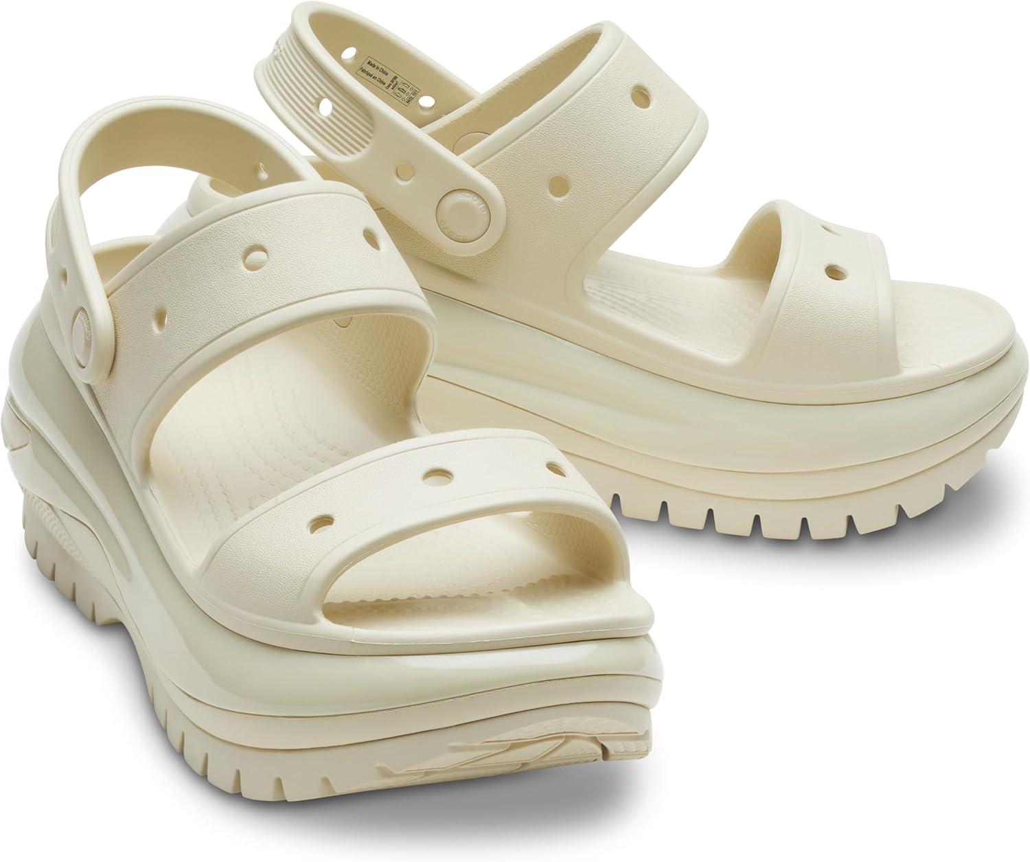 image:imageCrocs Classic Mega Crush SandalBone
