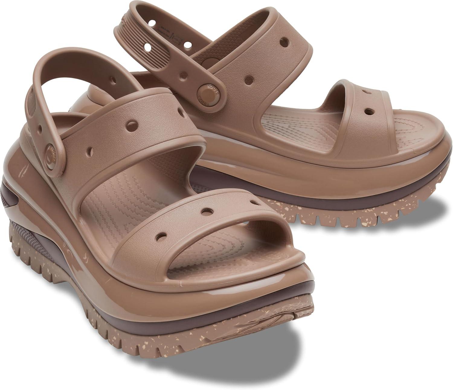 image:imageCrocs Classic Mega Crush SandalLatte