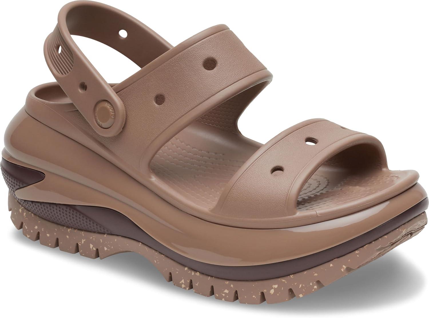 image:imageCrocs Classic Mega Crush SandalLatte