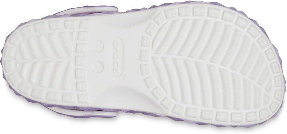 image:imageCrocs Unisex Adult Classic Geometric ClogWhiteIridescent