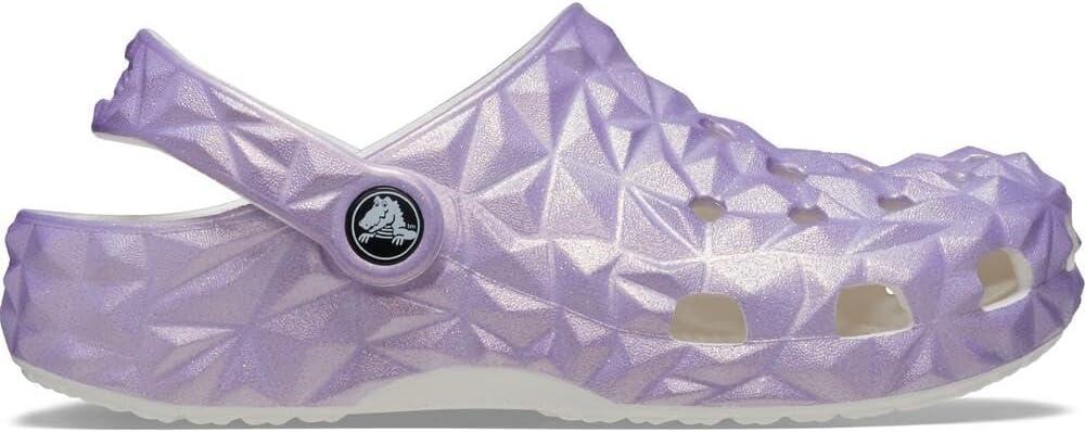 image:imageCrocs Unisex Adult Classic Geometric ClogWhiteIridescent