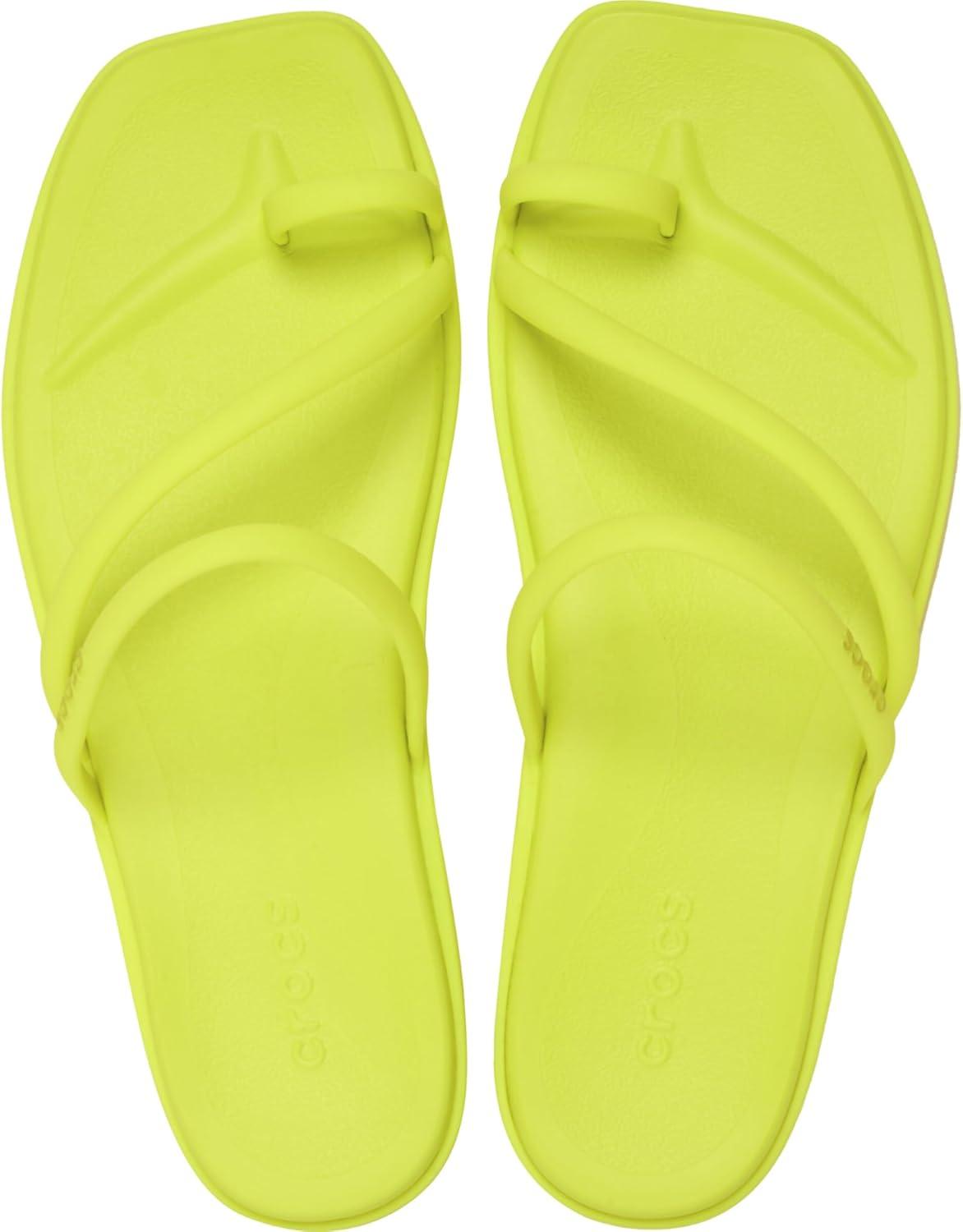 image:imageCrocs Womens Miami Toe Loop Sandal FlatCitrus