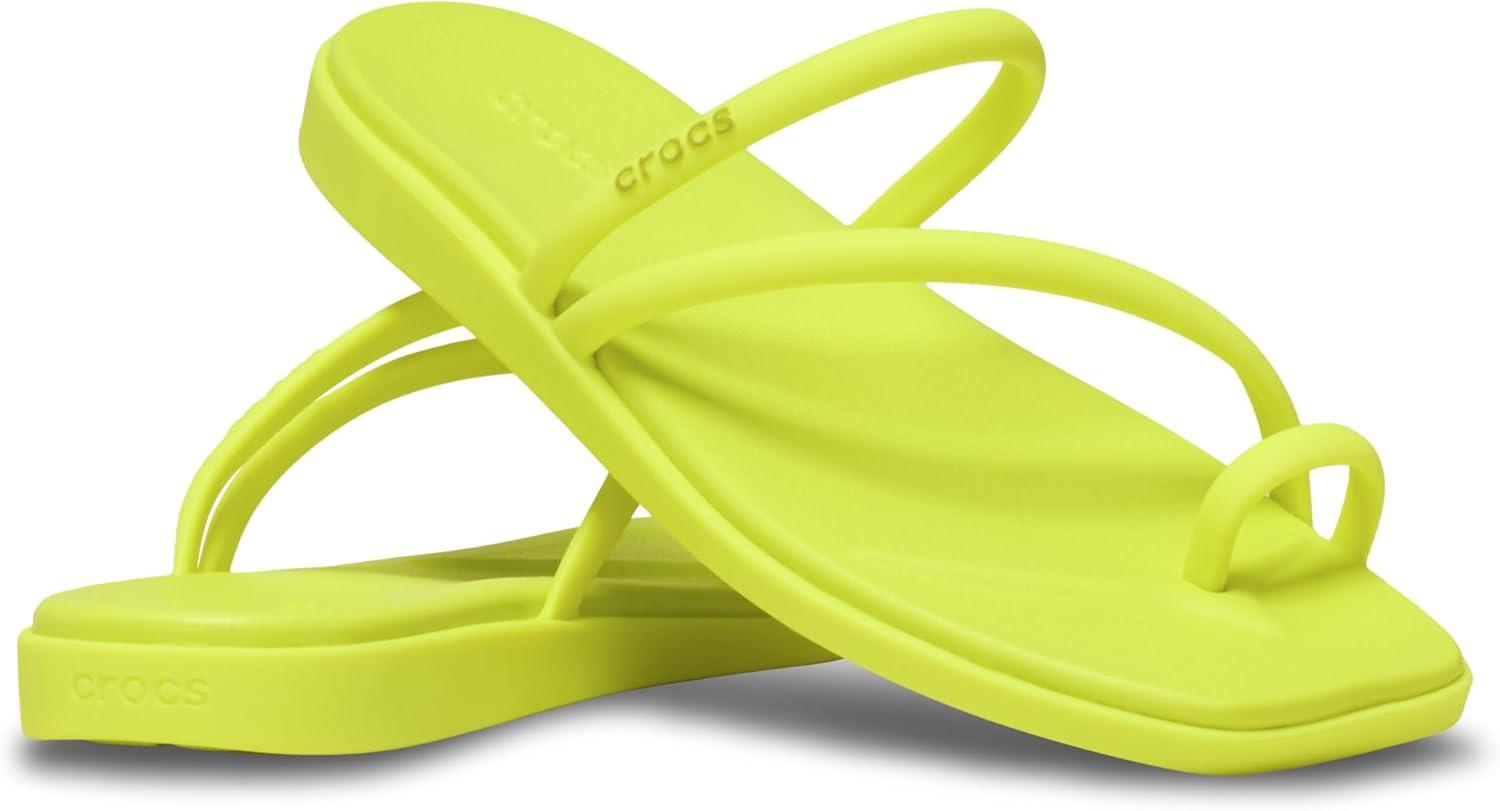 image:imageCrocs Womens Miami Toe Loop Sandal FlatCitrus