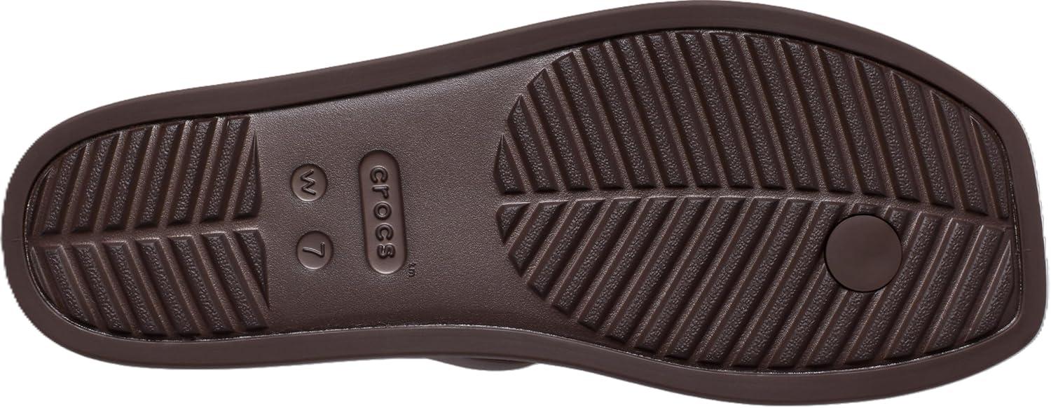 image:imageCrocs Womens Miami Toe Loop Sandal FlatCoffee