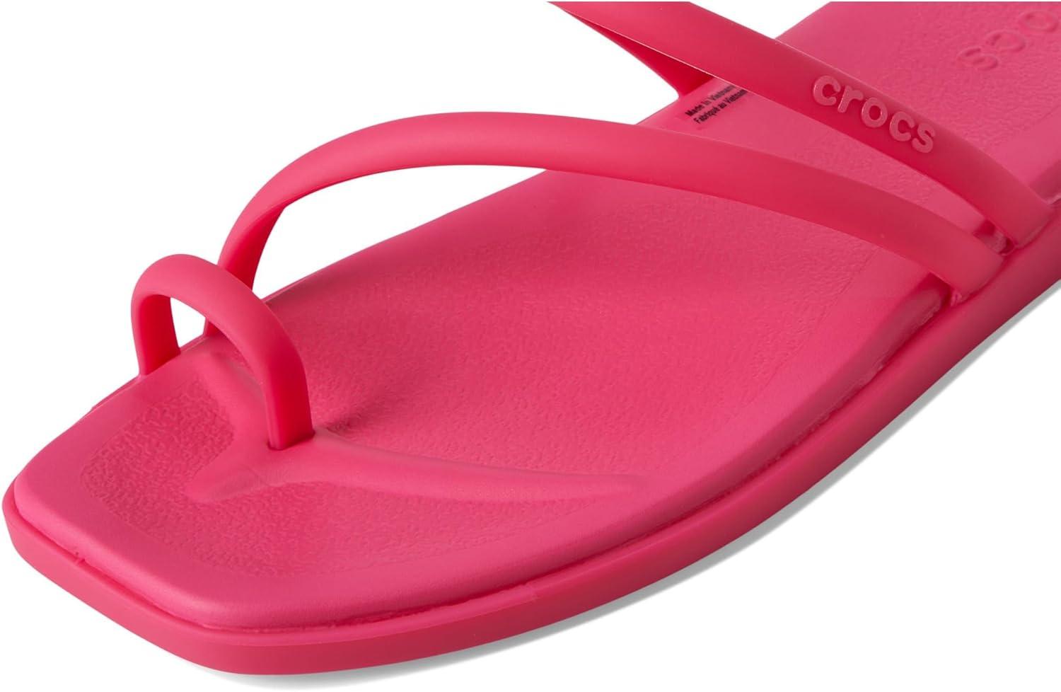 image:imageCrocs Womens Miami Toe Loop Sandal FlatDragon Fruit