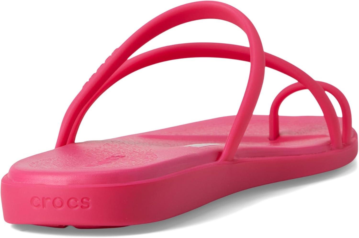 image:imageCrocs Womens Miami Toe Loop Sandal FlatDragon Fruit