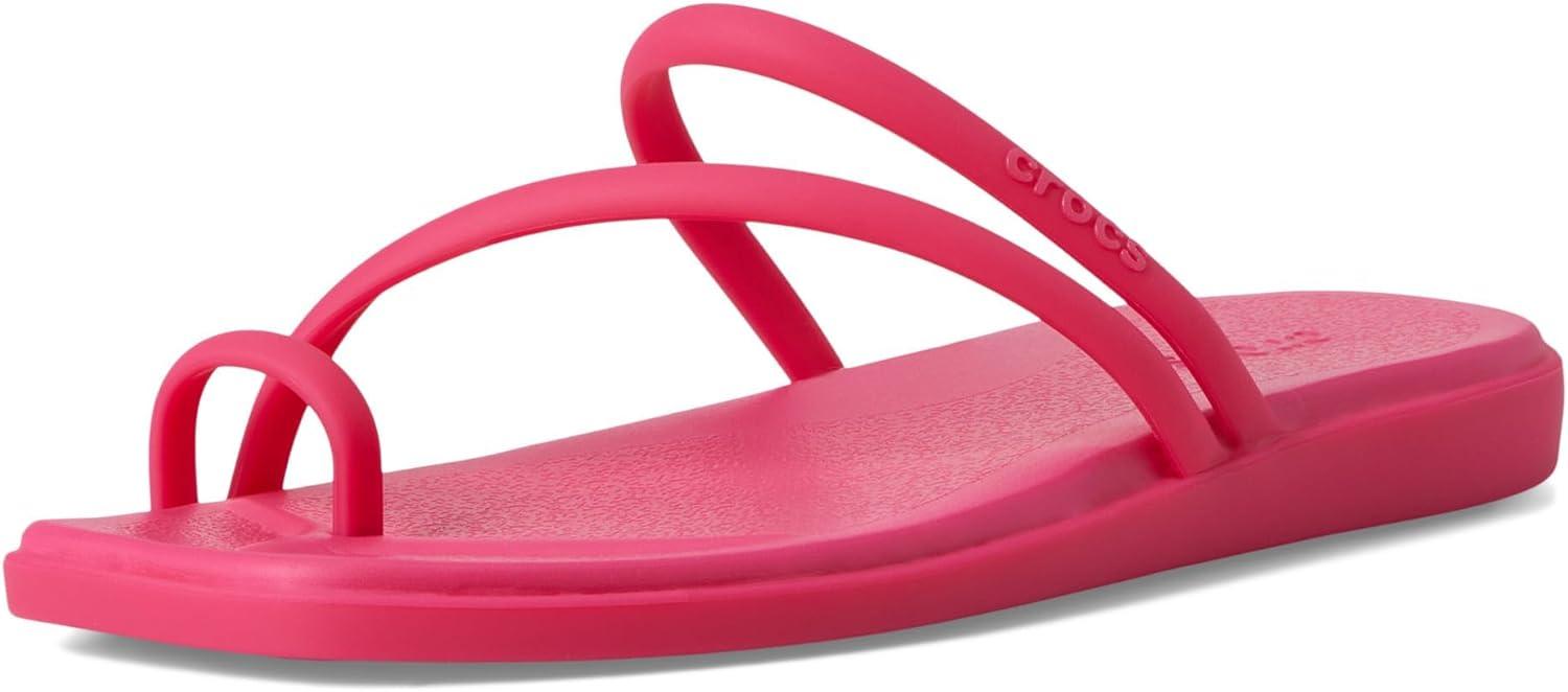 image:imageCrocs Womens Miami Toe Loop Sandal FlatDragon Fruit