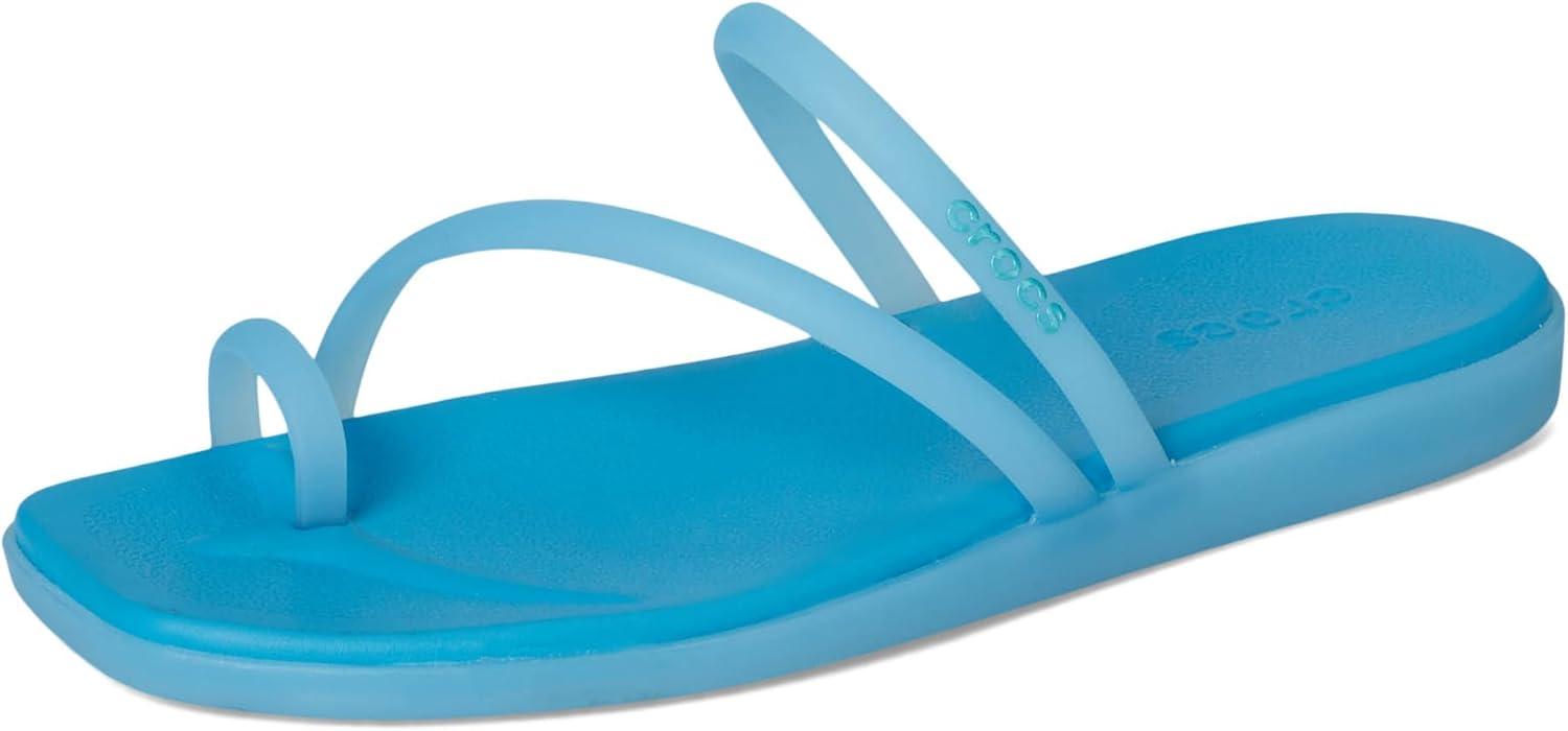image:imageCrocs Womens Miami Toe Loop Sandal FlatTinted Glass