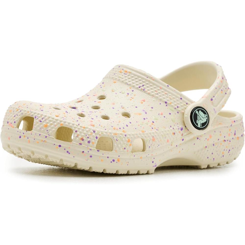 image:imageCrocs Kids Classic Glitter ClogSummit WhiteMulti Glow
