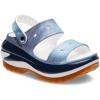 Crocs Classic Mega Crush Sandal(White/Multi Denim)